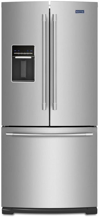 Maytag® 30" 19.7 Cu. Ft. Fingerprint Resistant Stainless Steel French Door Refrigerator
