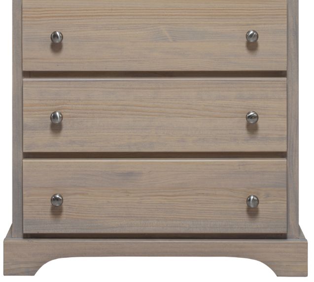 Mako Wood Furniture Youth Brown 4-Drawer Chest-1