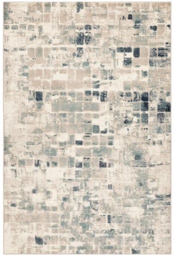 KAS Rugs Heritage Beige/Blue Wonder 5'x8' Area Rug-0