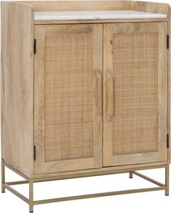 Powell® Janie Natural Bar Cabinet