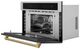 ZLINE Autograph Edition 30" 1.6 Cu. Ft. Stainless Steel Built-in Convection Microwave Oven with Champagne Bronze Helix Handle-3