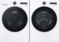 LG White Front Load Laundry Pair