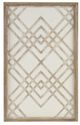Olliix by Madison Park Exton Natural and White Geo Carved Wood Panel Wall Decor-0