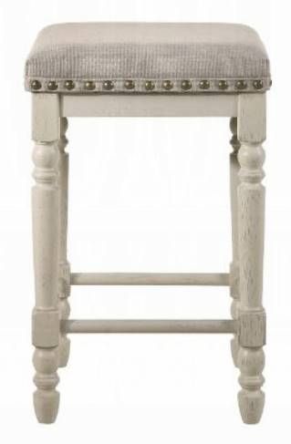 ACME Furniture Tasnim 2-Piece Antique Tan/White Counter Stool Set-1