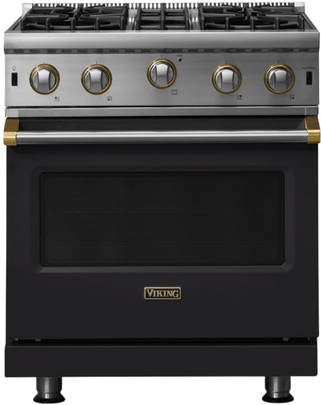 Viking® 5 Series 30" Onyx Liquid Propane Pro Style Gas Range-0