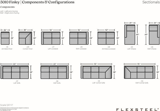 Flexsteel® Finley 2-Piece Brie L-Shape Sectional-2