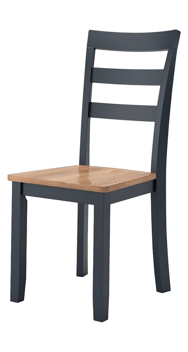 Signature Design by Ashley® Gesthaven 3-Piece Natural/Blue Dining Table Set-2