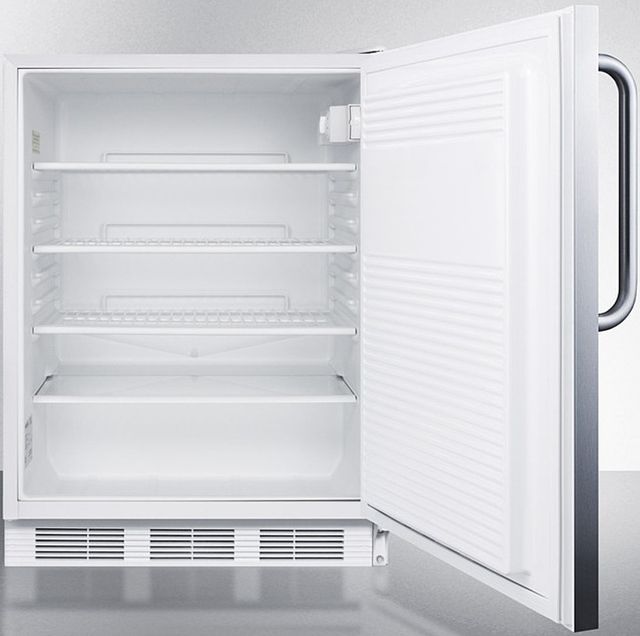 Accucold® by Summit® 5.5 Cu. Ft. Stainless Steel Under the Counter Refrigerator-2