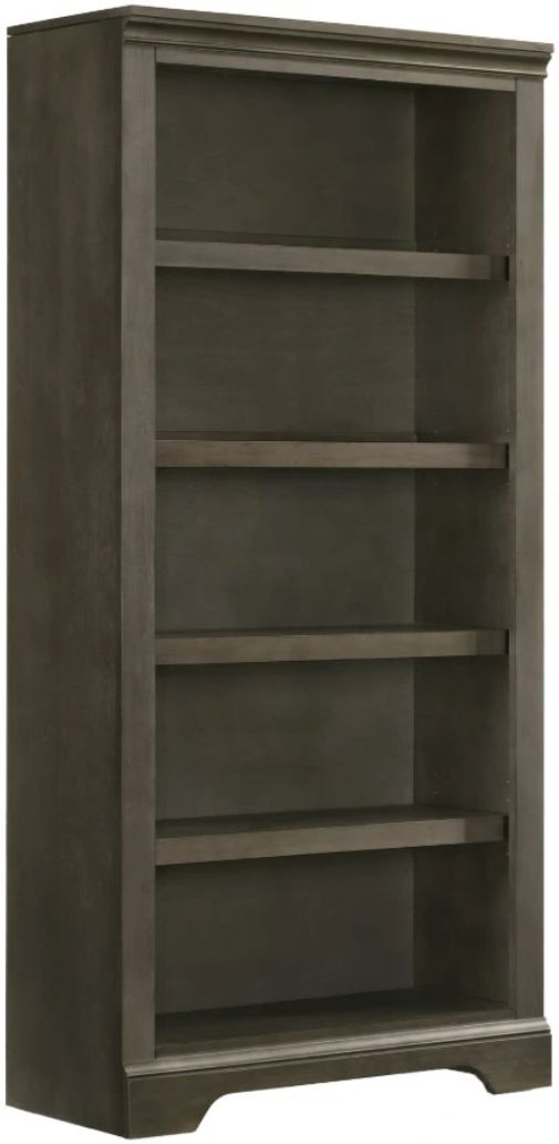Intercon San Mateo Gray Bunching Bookcase-0