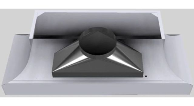 Vent-A-Hood® Designer Series 66" White Wall Mounted Range Hood-2