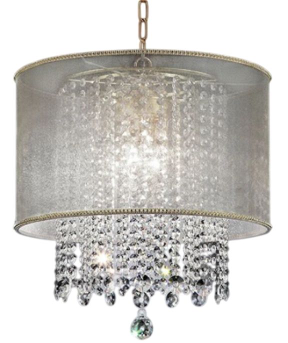 Furniture of America® Ana Gold Ceiling Lamp-0