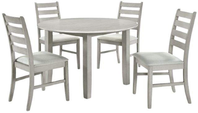 New Classic® Home Furnishings Pascal 5-Piece Driftwood Gray Dining Set-0