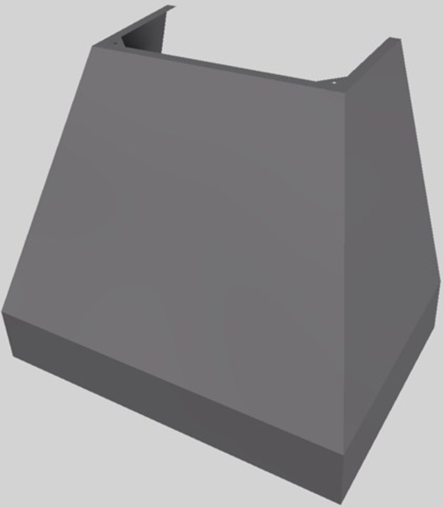 Vent-A-Hood® Designer Series 36" Gunsmoke Wall Mounted Range Hood-2