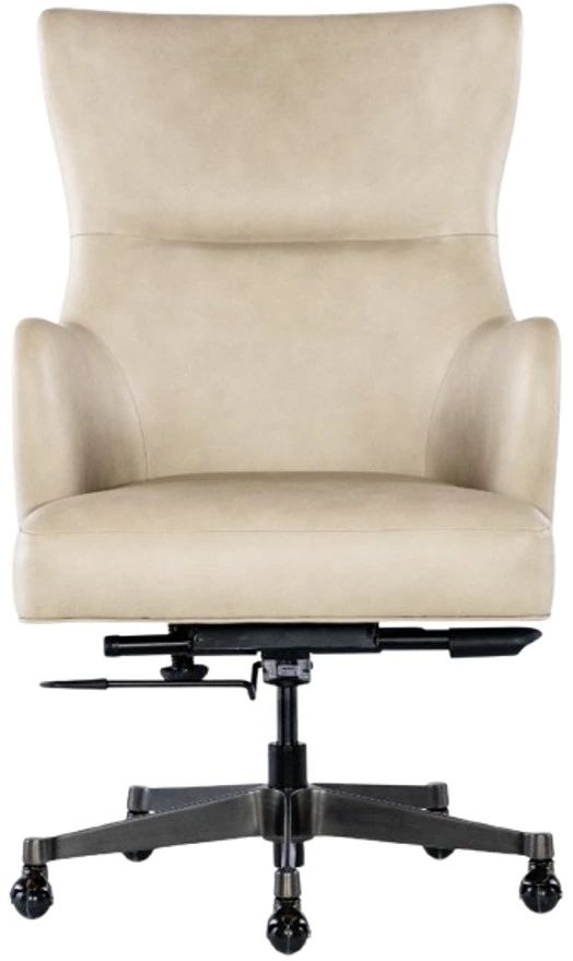 Hooker® Furniture Lazzaro Aline Stonewash/Dark Gunmetal Executive Tilt Swivel Chair-2