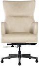 Hooker® Furniture Lazzaro Aline Stonewash/Dark Gunmetal Executive Tilt Swivel Chair-2