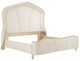 Michael Amini® Malibu Crest Chardonnay/White California King Upholstered Panel Bed-2