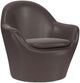 American Leather® Customizable Feliz Leather Swivel Chair-0