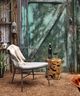 Four Hands Aged Natural Wooden Outdoor Garden Stool-4