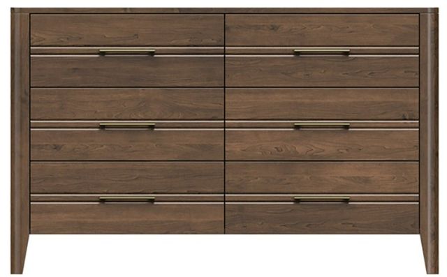 Country View Woodworking Westroom Bedroom Brown Maple 54" Dresser-0