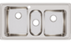 Elkay Lustertone® Classic Lustrous Satin 43" x 22" x 10" 1-Hole Triple Bowl Drop-In Sink-1