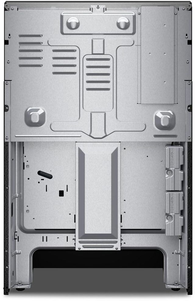 Whirlpool® 30" Fingerprint Resistant Stainless Steel Freestanding Glass-Top Electric Range with Air Cooking Technology-3