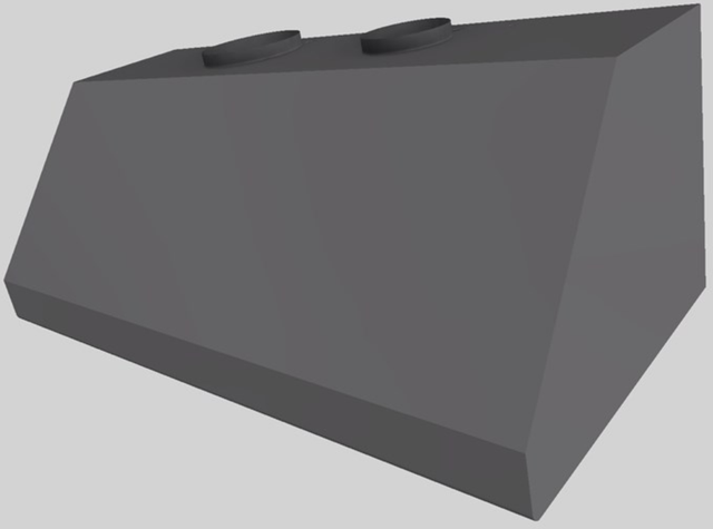 Vent-A-Hood® 48" Gunsmoke Wall Mounted Range Hood-2