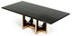 VIG Furniture A&X Padua Black/Rosegold Dining Table -2