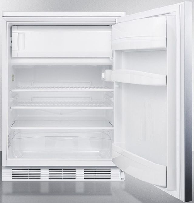 Accucold® by Summit® 24" 5.1 Cu. Ft. Stainless Steel Compact Refrigerator-2