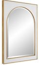 Uttermost® Crisanta Gloss White Arch Mirror-3