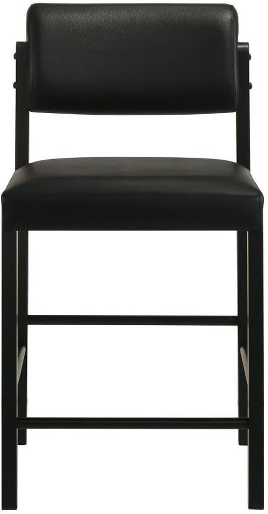 Coaster® Kehoe 2-Piece Black Counter Stool Set-4