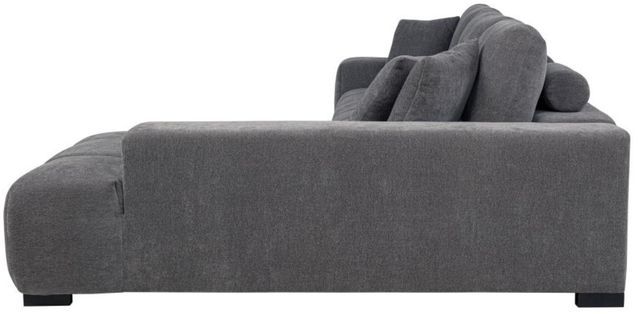 Coaster® Octavia 2-Piece Charcoal Gray Right Arm Facing Sectional and Chaise-3