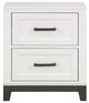 Mazin Furniture Garretson White Nightstand-1