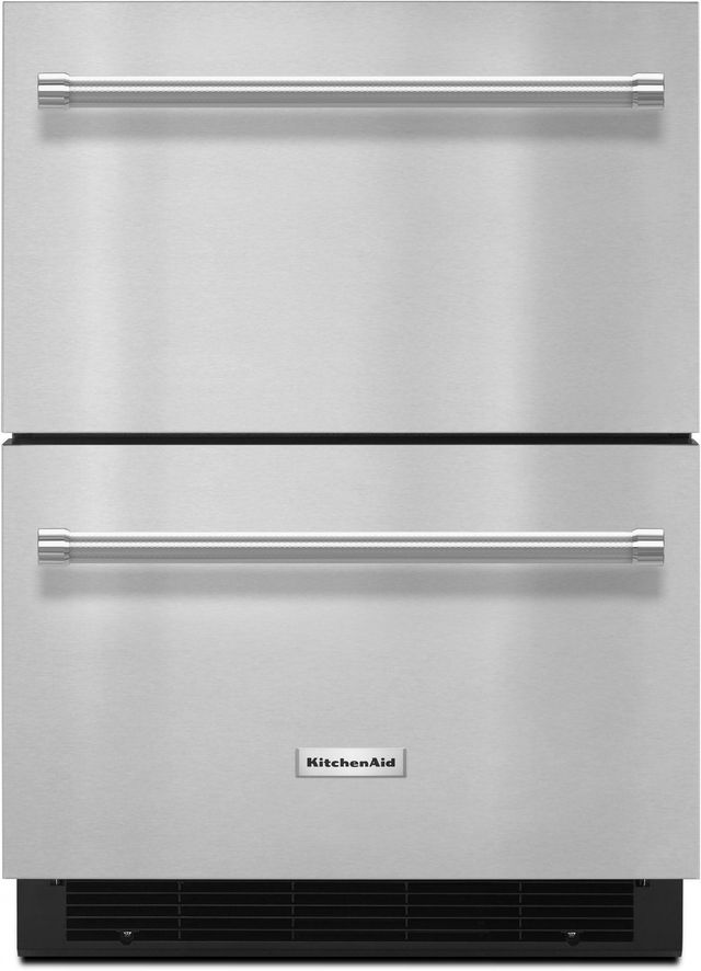 KitchenAid® 4.7 Cu. Ft. Stainless Steel Refrigerator Drawers-0