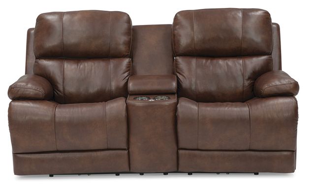 Palliser® Furniture Customizable Kenaston Power Reclining Loveseat with Power Headrest and Console-2