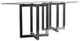 Modus Furniture Amalfi Glass Top Rectangular Dining Table with Double Pedestal Chrome Base-0