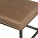Four Hands Beaumont Dakota Warm Taupe Leather Bench-4