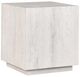 Classic Home Layne White Square End Table-0