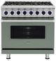 Viking® 7 Series 36" Eucalyptus Pro Style Dual Fuel Range-0