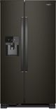 Whirlpool® 36" 24.5 Cu. Ft. Fingerprint Resistant Black Stainless Side-by-Side Refrigerator-0