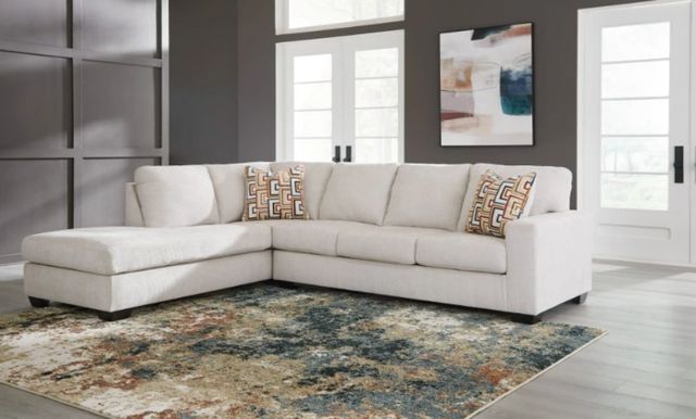 Signature Design by Ashley® Aviemore 2-Piece Stone Left-Arm Facing Sectional and Chaise-1