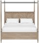 Bernards Citrus Heights Sand Queen Canopy Bed-2