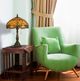 Cal® Lighting & Accessories Tiffany Antique Bronze Table Lamp-1
