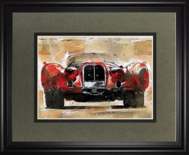 Classy Art Vintage Red by Wiley, M.G. Wall Art-1