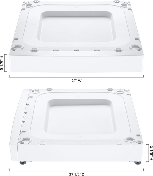 LG 27" White Pedestal -4