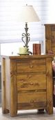Vokes Furniture Rough Sawn Nightstand-0