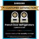 Samsung 36 in. 31.0 Cu. Ft. Fingerprint Resistant Stainless Steel Freestanding French Door Refrigerator-1