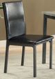 Coaster® Garza 5-Piece Weathered Grey/Black Dining Table and Chair Set-1