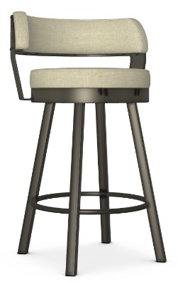 Amisco Customizable Russell Swivel Counter Stool | Hanover, Kitchener ...