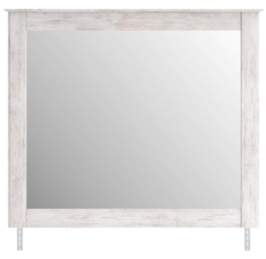 Signature Design by Ashley® Fenderport Whitewash Bedroom Mirror-0