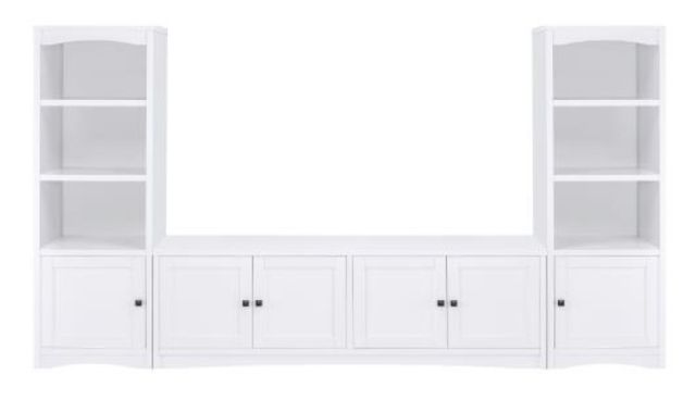 Coaster® Laughlin White Entertainment Center-0
